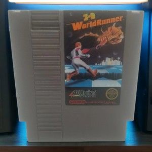 3D WorldRunner Nintendo Entertainment System NES 80s Game Cartridge Vintage